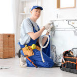 Installing washing machine
